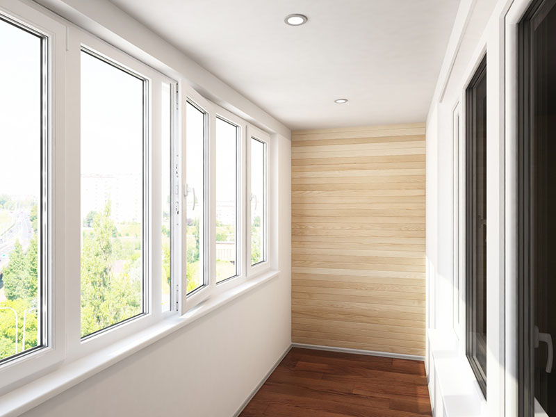 Обшивка балкона